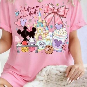 Adult Pink Magical Castle Top